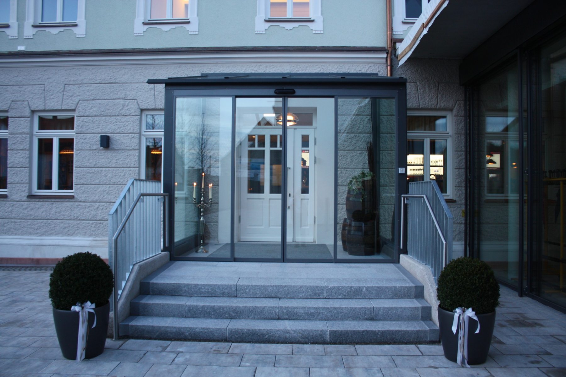 Eingang der Alten Brauerei Mertingen